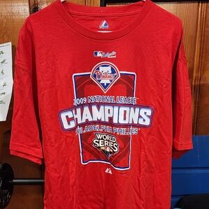 Majestic Red Philadelphia Phillies 2008 Champions T-Shirt